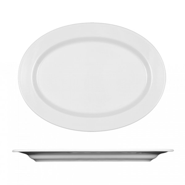 683768 Блюдо овальне 28 см серія "Mandarin"