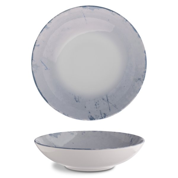 ISC1926-K0008 Тарілка для пасти 26 см серія "Isabelle" декор "Stone Blue"