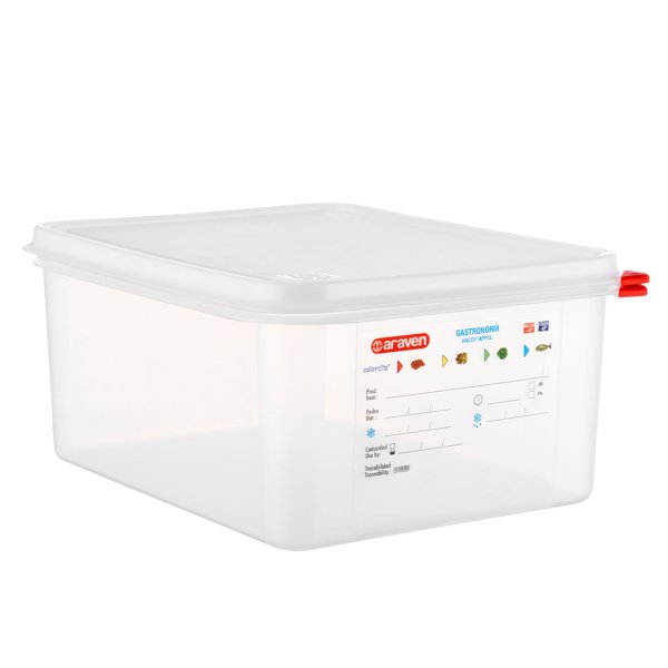 03035 Ємкість для зберігання з кришкою 1/2 - 325х265х200 мм з поліпропілену 12,5 л