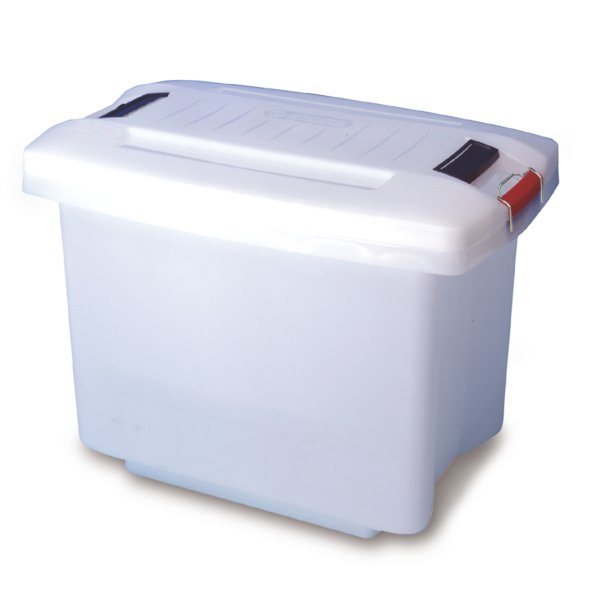 01850 Ємкість для зберігання з кришкою 600х395х410 мм, 50 л, поліетилен