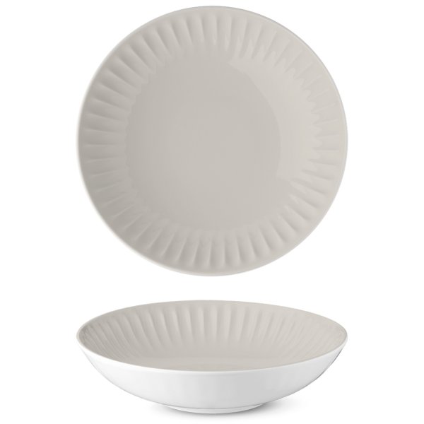 RIB1922-X9245 Тарілка глибока кругла 22 см, колір Jasmine, серія "Ribby color"