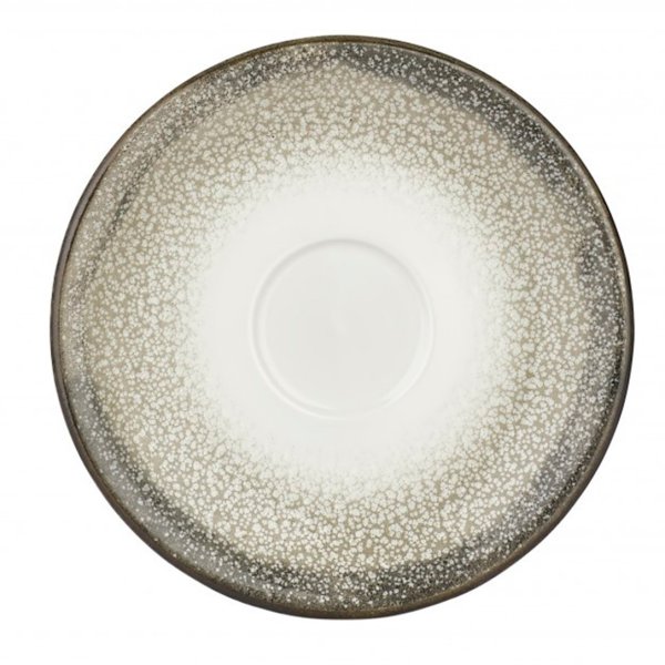 TN-SZ-ZT-01-CT Блюдце 15,5 см під чашки 220 і 280 мл, декор Spazio, серія "Tinta"