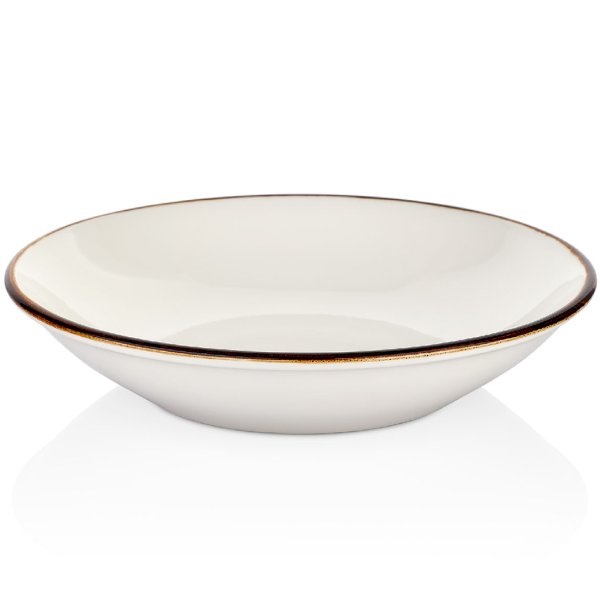 HA-GL-FL-23-CK Тарілка глибока 23 см (1000 мл), колір білий (Gleam), серія "Harmony"