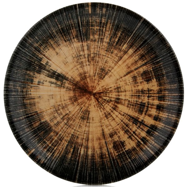 TN-KL-ZT-25-DZ Тарілка кругла 25 см, декор Kolezyum, серія "Tinta"