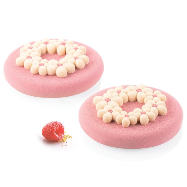 FLORA 19 Форма силіконова "флора віночок" Ø75 h7,5 мм (6x19 мл)