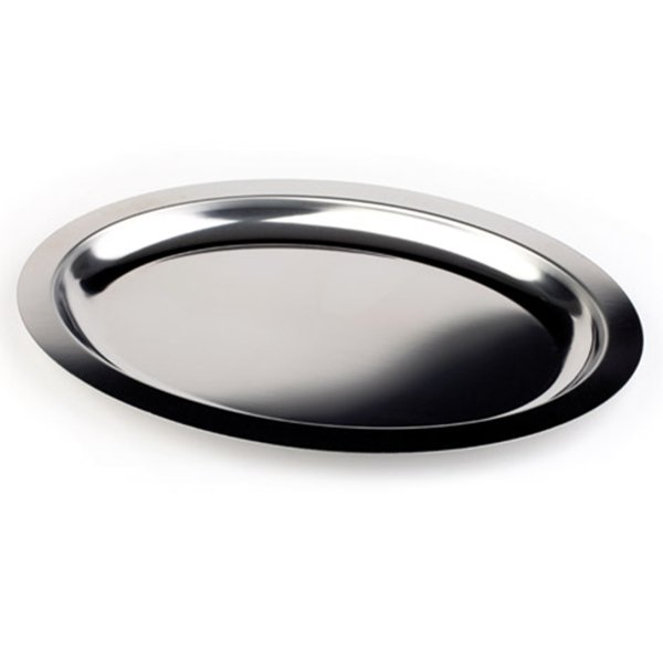 01323 Блюдо овальне н/ж 50х36 см