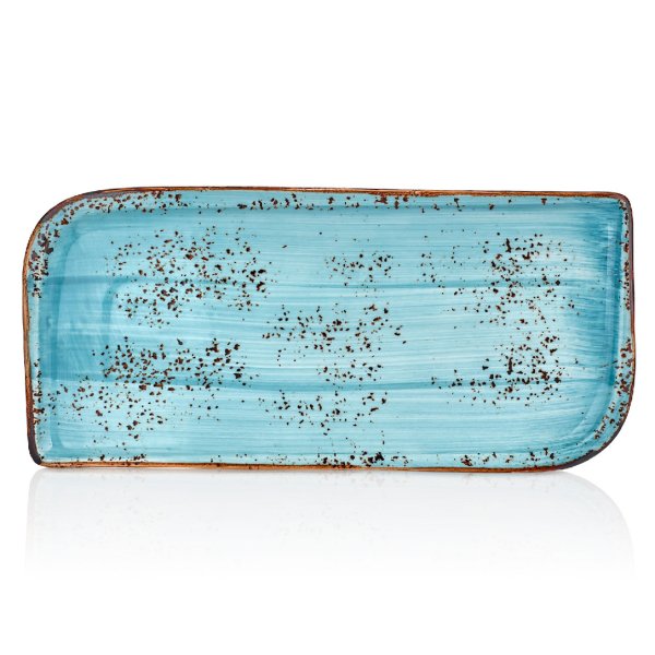 HA-IN-AR-28-DT Блюдо прямокутне 24х15 см (діагональ 28 см), колір блакитний (Infinity), серія "Harmo