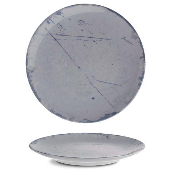 ISC2121-K0008 Тарілка кругла 21 см серія "Isabelle" декор "Stone Blue"