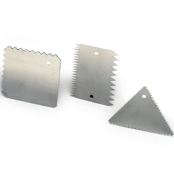 INOX 3 Набір  скребків 3 шт. Нерж