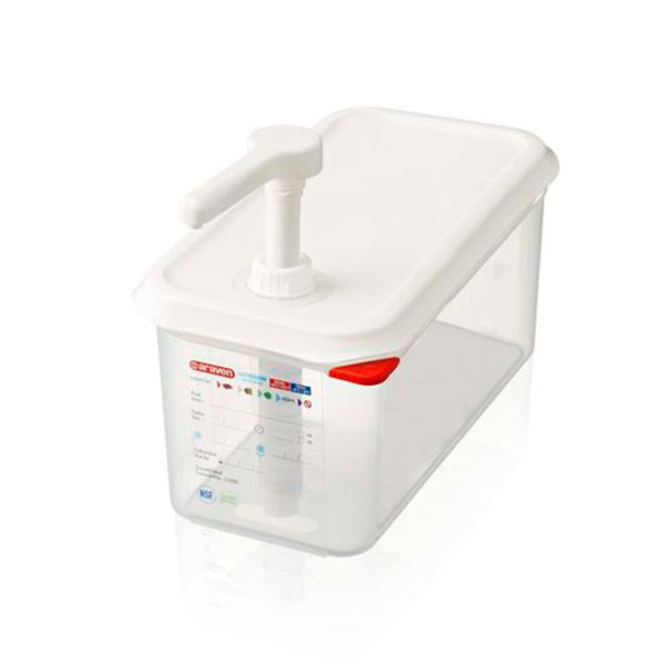 03787 Диспенсер для соусу 1/4, 4,3 л 265x162x190 мм (1 порція - 10 мл)