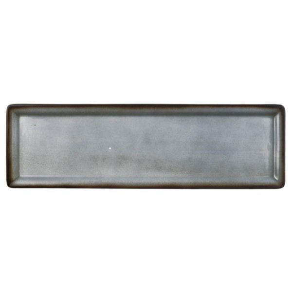 736171-57124 Тарілка прямокутна 53*16,2 колір Grau серія "Fantastic"
