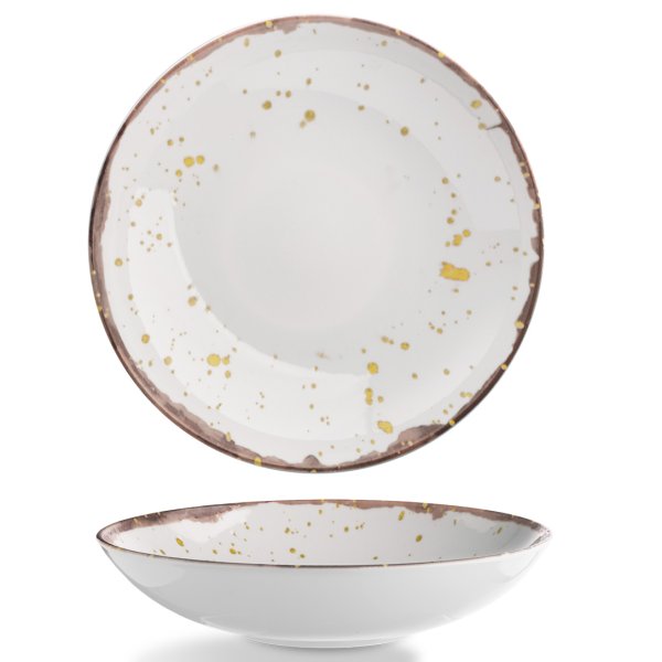 ISC1926-K0015 Тарілка для пасти 26 см серія "Isabelle" декор "Coffee Moon"