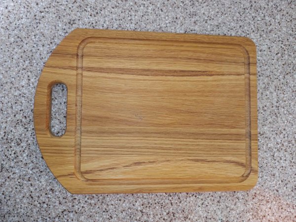 Дошка прямокутна з отвором Ясен 25*35см