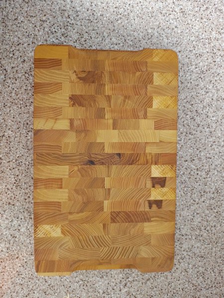 Дошка темна прямокутна товста Ясен 25*40*4см