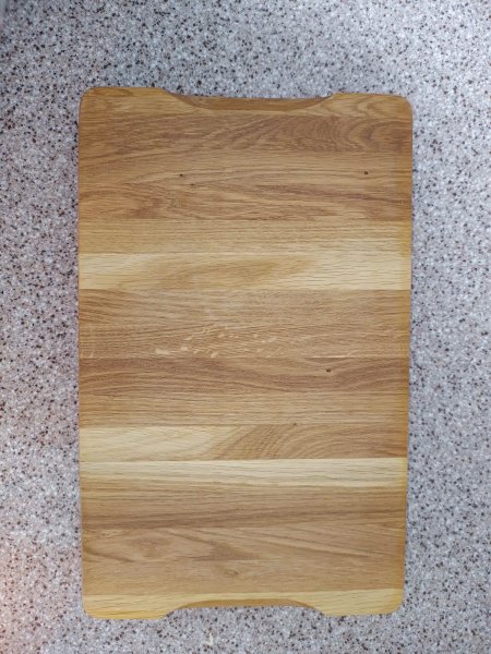 Дошка світла прямокутна товста Ясен 20*30*4см