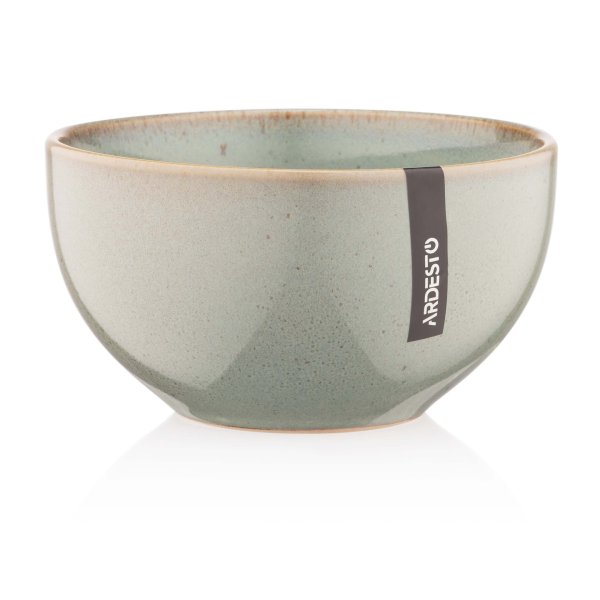 ARDESTO Салатник Lecco, 14 см, сірий, кераміка