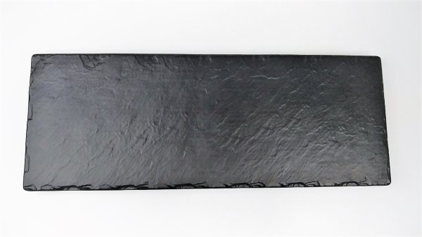 Блюдо для подачи из меламина черное 40×15×1,8 см