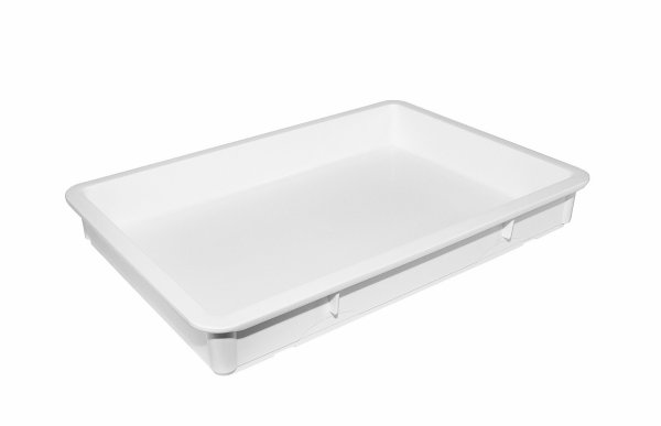 Контейнер для теста без крышки белый 24 л 65×45х8,5 см
