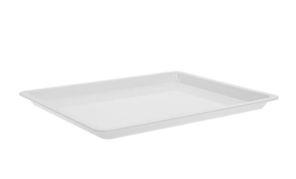 Блюдо для выкладки 1/2 22 мм из поликарбоната белое