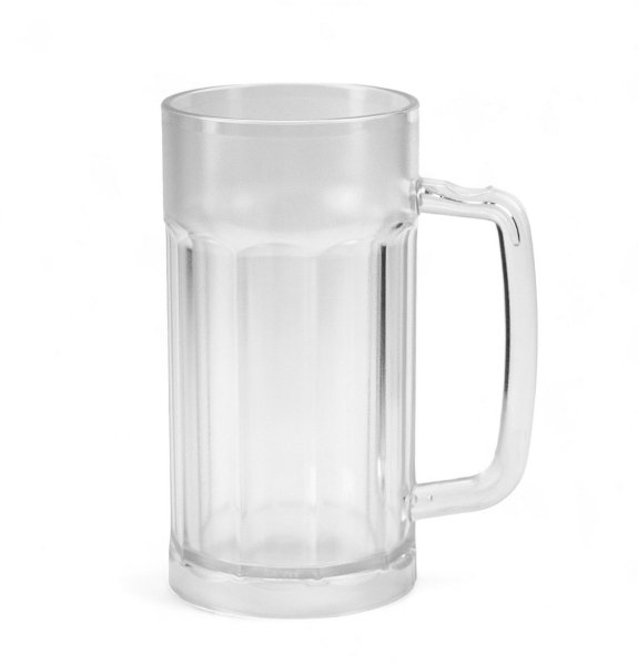 Пивний келих з ручкою з полікарбонату матовий 360 мл