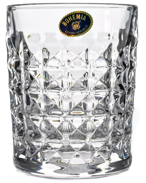 Набір  склянок для віскі Bohemia Diamond 230 мл/6шт