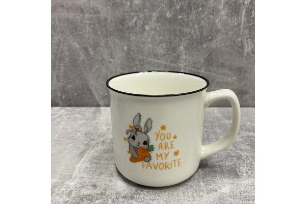 Чашка Ardesto Cute rabbit, 320 мл, порцеляна