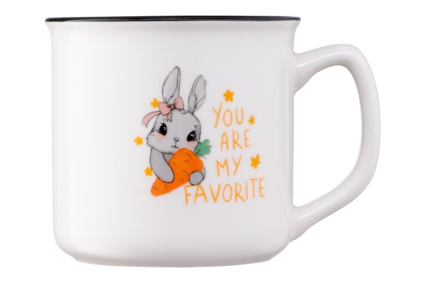 Чашка Ardesto Cute rabbit, 320 мл, порцеляна