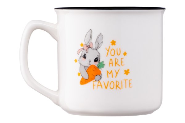 Чашка Ardesto Cute rabbit, 320 мл, порцеляна