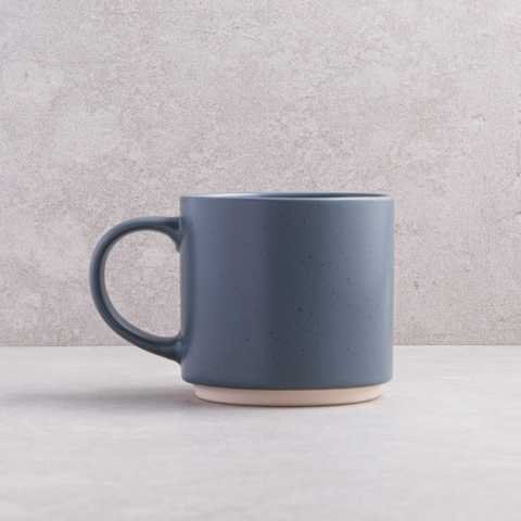 Чашка Ardesto Alcor, 420 мл, синя, кераміка