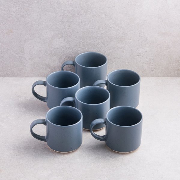 Чашка Ardesto Alcor, 420 мл, синя, кераміка