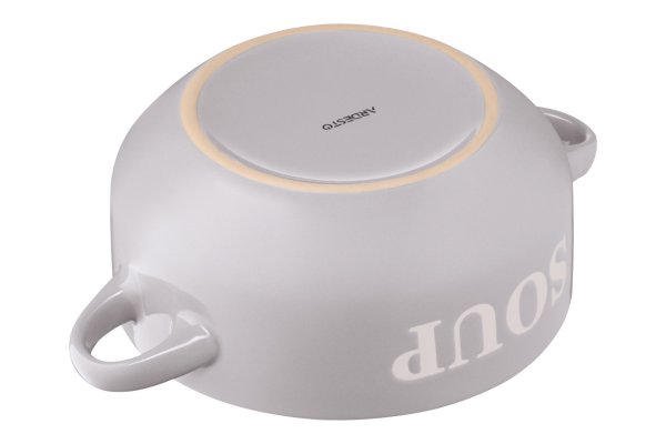 Бульйонниця Ardesto Cream, 700 мл, сіра, кераміка