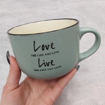 Чашка Ardesto Way of life, 550 мл, синя, кераміка