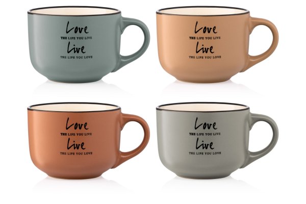 Чашка Ardesto Way of life, 550 мл, кераміка