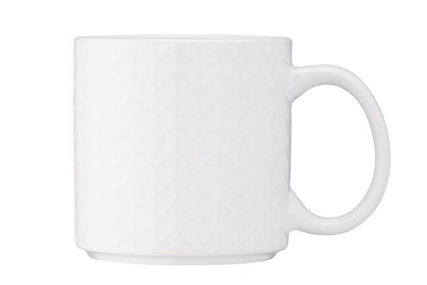 Чашка Ardesto Francesca, 360 мл, біла, кераміка