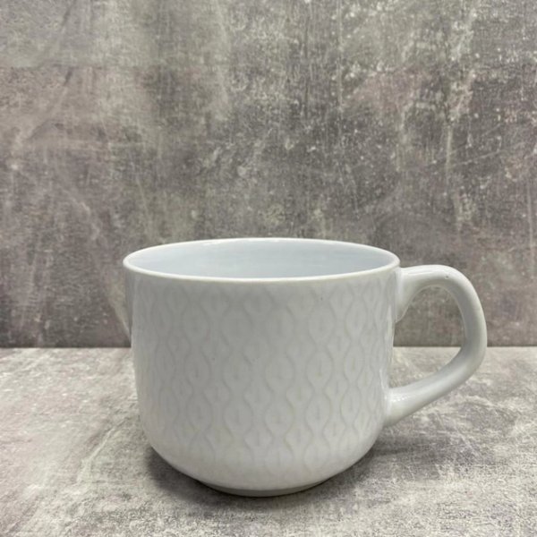 Чашка Ardesto Jumbo, 750 мл, біла, кераміка