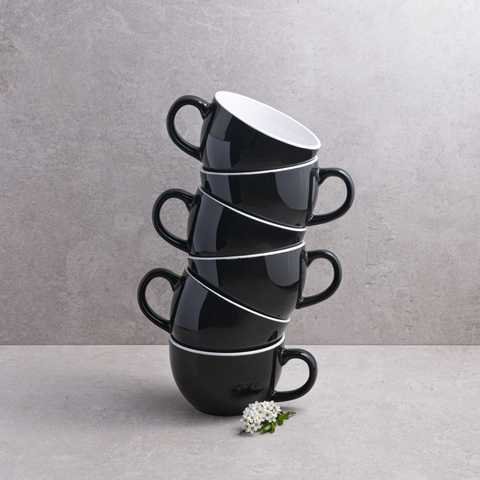 Чашка Ardesto Merino, 480 мл, сіра, кераміка