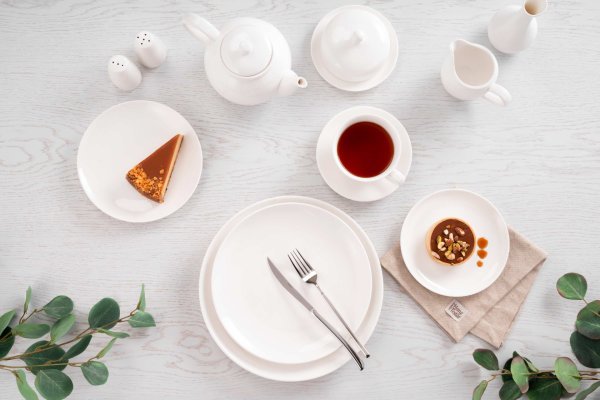 Тарілка десертна Ardesto Imola, 20 см, порцеляна