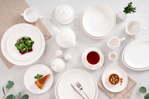 Тарілка десертна Ardesto Imola, 20 см, порцеляна