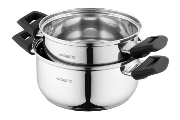 Набір посуду Ardesto Gemini Piemonte 7 пред., нержавіюча сталь