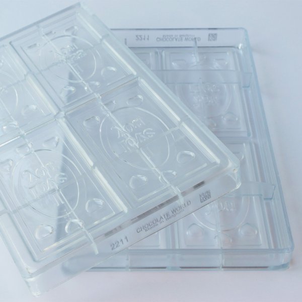 2211 CW Форма для шоколаду "Сумую та люблю" 119x68x6  мм