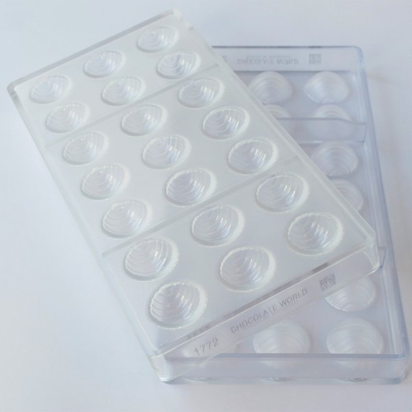 1772 CW Форма для шоколаду "Асорті" Ø 26,50x14 мм, 21 шт.