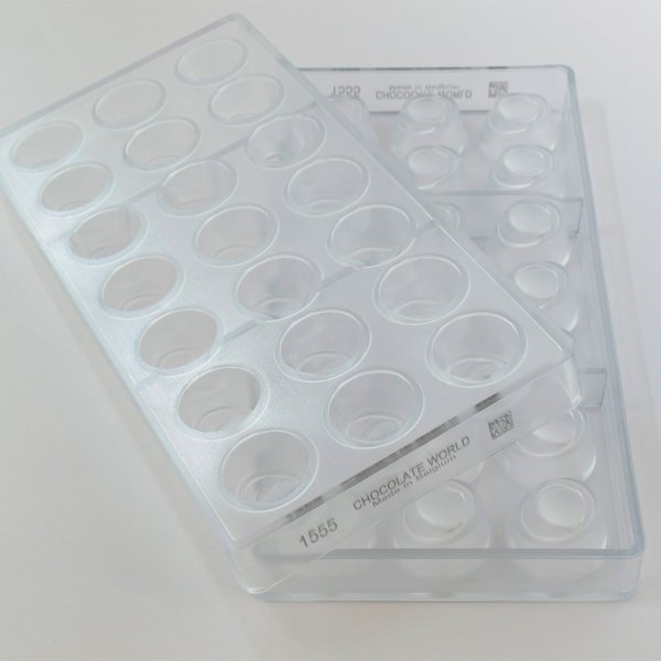 1555 CW Форма для шоколаду 29,5x29,5x20,2 мм, 21 шт.