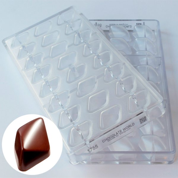 1755 CW Форма для шоколаду "Джон Сіто" 38x25x20 мм