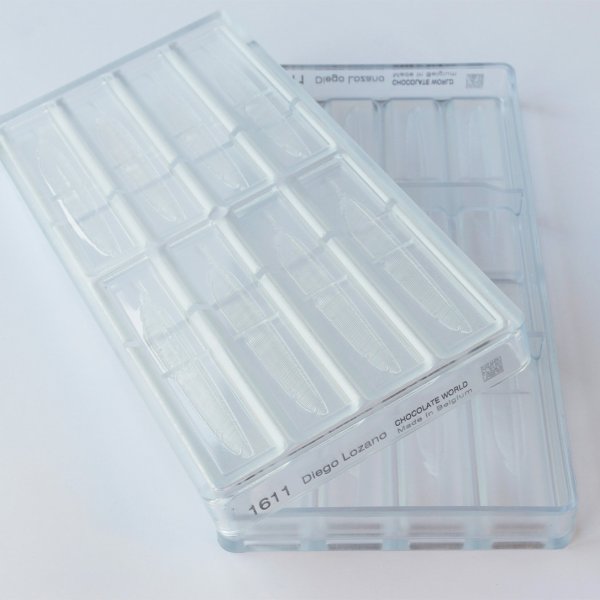 1611 CW Форма для шоколаду "Перо" 123x22x6 мм