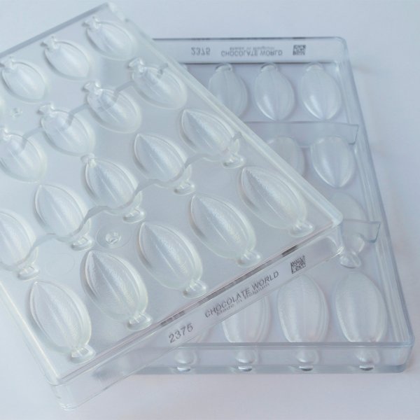 2375 CW Форма для шоколаду "Какао боби" 58x21x9 мм