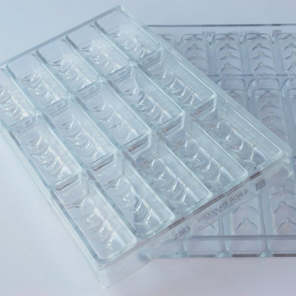 2363 CW Форма для шоколаду "Батон" 84x26x20 мм, 15 шт. - 39 г