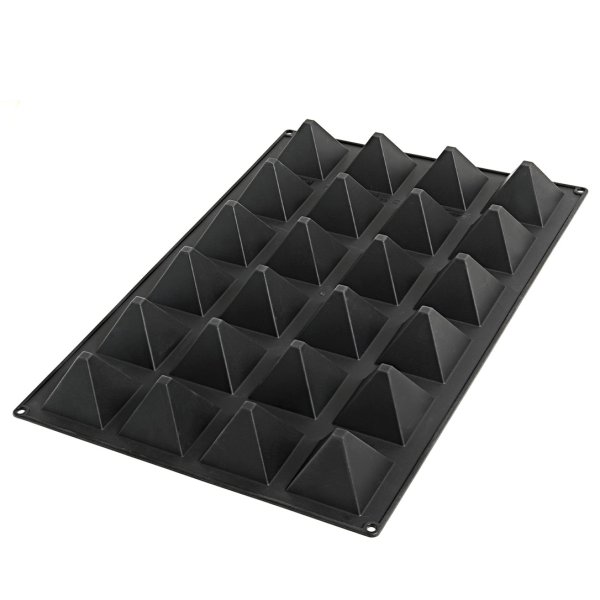 SQ057/YL Форма силіконова 600x400 мм, "піраміда" 72х72 мм, h 60 мм