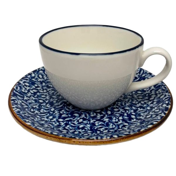 TN-EA-ZT-02-CF Чашка 280 мл, декор Edera, серія "Tinta"