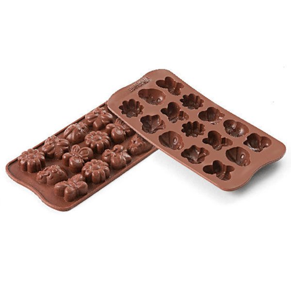 SCG24 Форма силіконова для шоколаду "Весна" 36х26 mm, h 15 mm