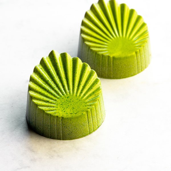 1988 CW Форма для шоколаду "мушля" 33,5x30,5x19 мм, 3х7 шт. - 12 г